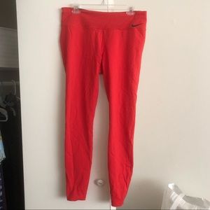Red/Coral Nike Legendary Tight